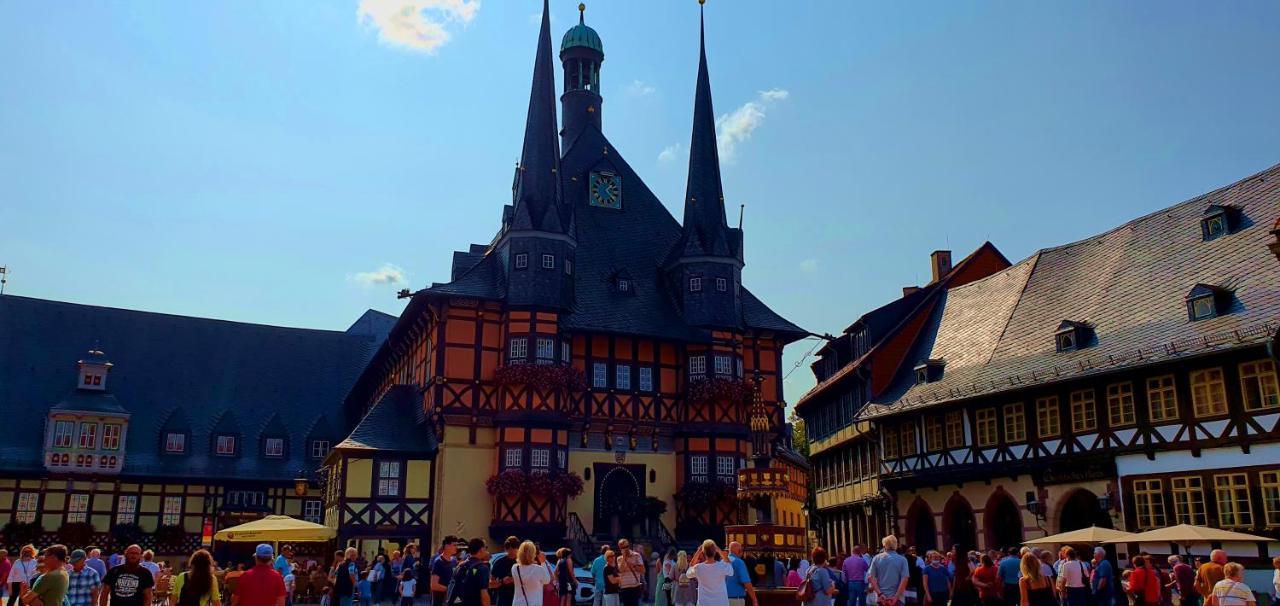 Ferienhaus Wernigerode Am Schlossbühel 5 Schlafzimmer Exterior foto